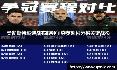 曼彻斯特城迎战布赖顿争夺英超积分榜关键战役
